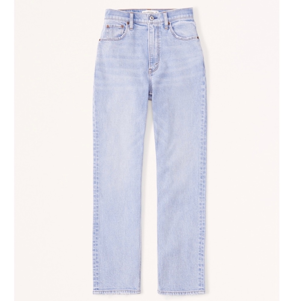 Ultra High Rise Ankle Straight Jeans